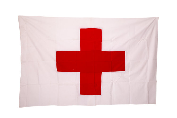Red Cross Flag  Cotton (5ft x 3ft) 